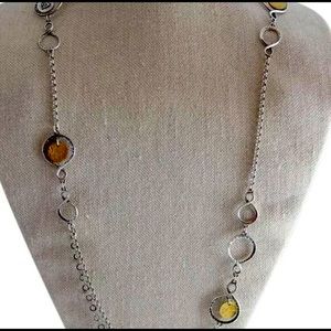 Silpada Silver & Brass 38" Long Necklace N2150